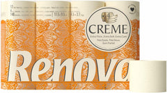 Hârtie igienică Renova 4 straturi cremă parfumată, 12 role rolă