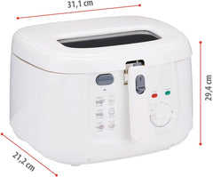 Friggitrice Alpina 2,5 L DF-165, 1800 W - Temperatura regolabile fino a 190°C Elettrodomestici Naty Shop