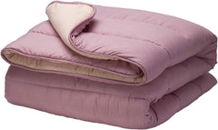 Pikolin Home - Piumino reversibile 300 G - Imbottitura nordica bicolore - Per letto 90 - confortevole, caldo, traspirante, verde, 150 X 220 cm Piumini e trapunte Naty Shop Cuscino Viola 100/105 - 180 X 260 cm