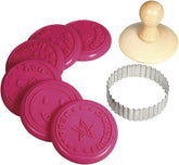 Rayher 28858000 Set de ștampile pentru fursecuri, 8 piese, cutie 1 set