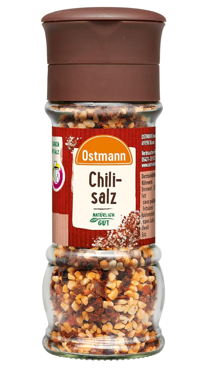Ostmann Gewürze - Chilisalz Mühle | 80 g nel mulino
