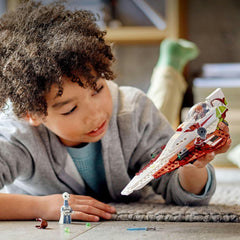 LEGO Star Wars Jedi Starfighter Obi-Wan Kenobi, giocattolo costruibile con Taun We, personaggio droide e spada laser, set L'attacco dei cloni 75333 Set di costruzione Acquista il negozio LEGO