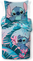 Set de lenjerie de pat pentru copii Lilo And Stitch Floral Lenjerie de pat - copii Naty Shop Default Title