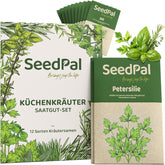 Kräutersamen Set - 12 Beliebtesten Küchenkräuter - Kräuter der Provence, Italian Kräuter - Kräutergarten für Küche oder Balkon - Samen Saatgut - Gartenkräuter Sorten