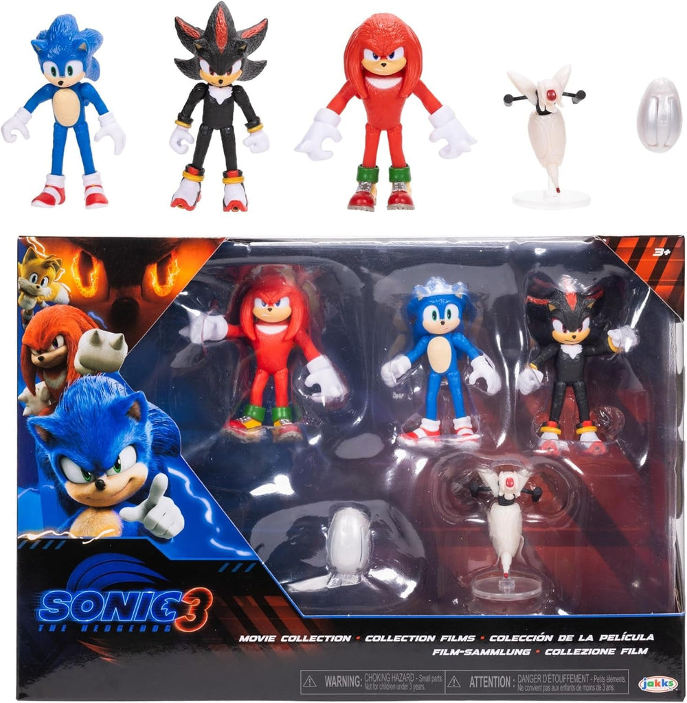 Sonic 3 Movie 6 Cm Action Figures Multipack Action figures Naty Shop Titolo predefinito