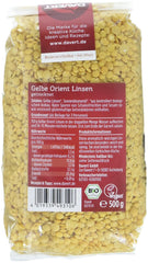 Davert lenticchie gialle orientali (1 x 500 g) - Bio
