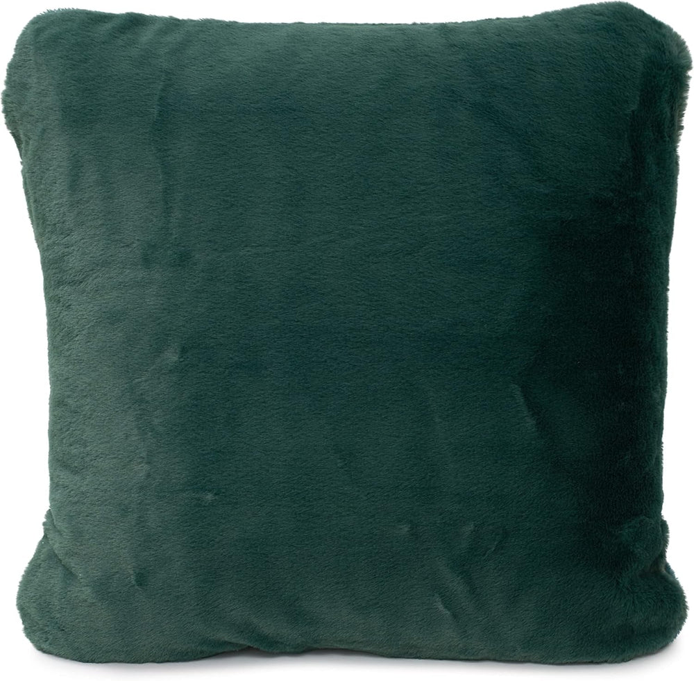 Gözze - Federa confortevole, Merino Feeling, 50X50 cm - Verde scuro Letti e coperte Besuche den Gözze-Store Verde scuro