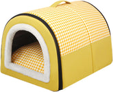 Katzenhöhle | Katzenhaus für Draußen Winterfest | Katzenhöhle Outdoor für Katzen | Katzenbett Höhle Katzenhaus Mit Abnehmbarem Waschbarem Matte | Wasserdichtes Wetterfestes Katzenbett Innen Draußen