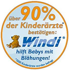 Fridababy Windi Sollievo dal gas per bambini da 0 mesi 10 pezzi Cateteri monouso Sollievo dal gas naturale 20437