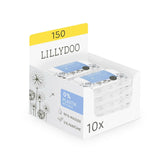 LILLYDOO Baby Bagagli con 99% Acqua, 10 X 15 Stück (150 Bastoncini), 100% Plastica senza profumo, Ohne Parfüme & Mild Wie Watte Und Wasser (FSC Mix) Salviettine umidificate per bambini Naty Shop 15 Stück (10Er Pack)