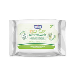 Salviettine umidificate protettive Chicco NaturalZ, confezione da 20. Protezione estiva naturale con citronella ed eucalipto, protezione giorno e notte.