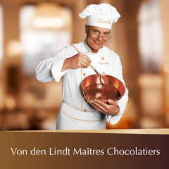Ciocolată Lindt | Pliculeț de ciocolată cu lapte NUXOR | 103g | Cuburi cremoase de ciocolată cu lapte Gianduja cu alune de pădure prăjite | Cadou de ciocolată