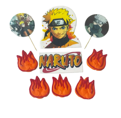 Set 9 decorazioni commestibili per torte – Naruto