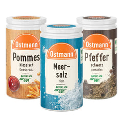 Ostmann Gewürze - gefülltes Gewürzregal mit 21 Gewürzdosen | Set aus Gewürze, Kräuter, Gewürzmischungen | zum Aufhängen | per lo Schranktür | Mangia: 1 Stück