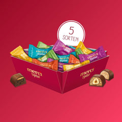 Merci Together - 1 x 175g - Cioccolatini ripieni in cinque varietà con finissimo cioccolato al latte - Praline di cioccolato da condividere e regalare