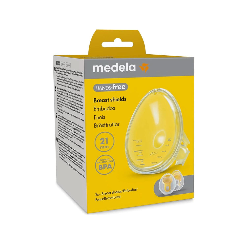 Medela Proteggi seno Hands-Free, accessori per tiralatte Accessori per Alimentazione e Allattamento Bebe Naty Shop 21 Mm