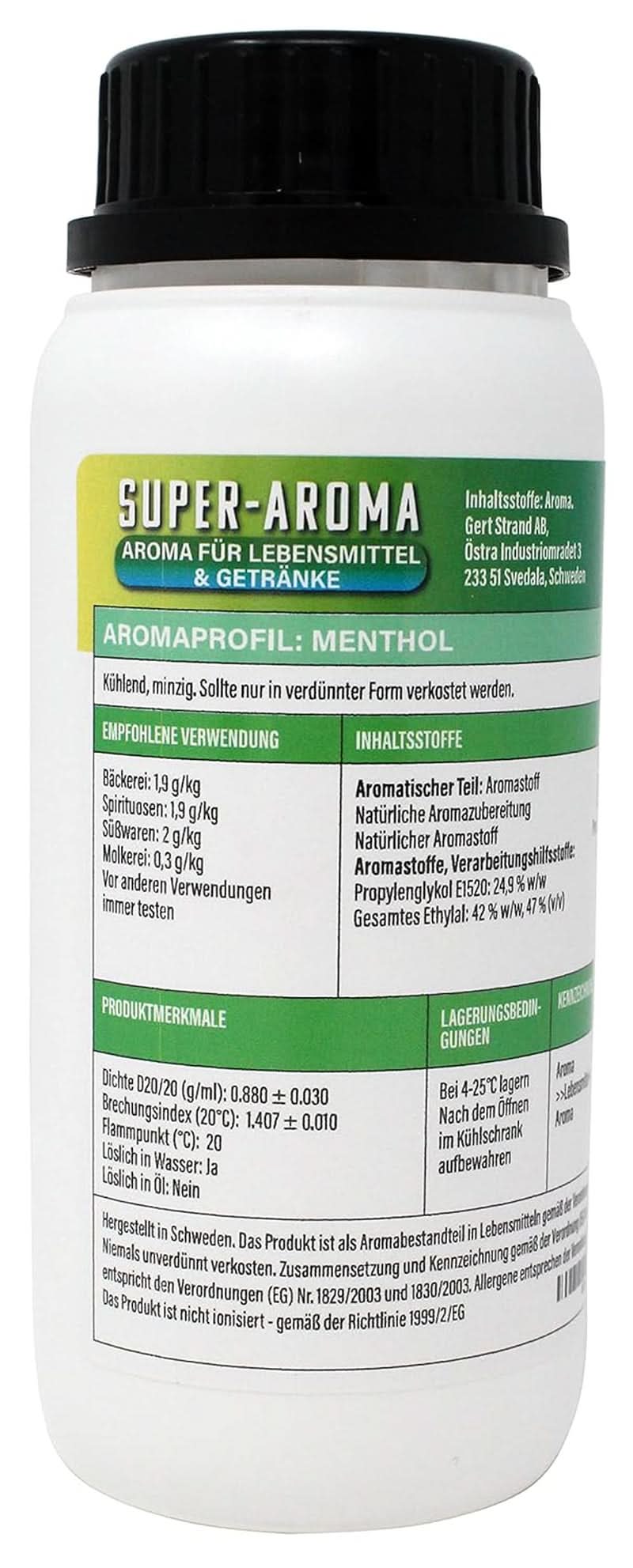 Concentrato di mentolo 280 ml Arome Naty Shop