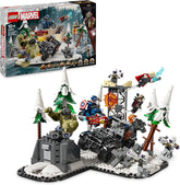 LEGO Marvel Avengers Assemble: Age of Ultron Set costruisci e gioca con 8 minifigure di supereroi Thor, Hulk e Iron Man Giocattolo da costruzione per ragazzi e ragazze Set avventura 76291 Set da costruzione Acquista il titolo predefinito del LEGO-Store