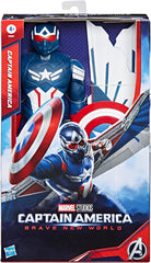Marvel Studios Captain America Brave New World, Captain America Deluxe Action Figure, 30 cm Action figures Naty Shop