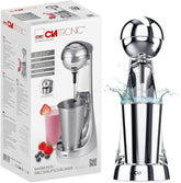 Clatronic® Barmixer U. Milchaufschäumer | Macchina per frullati | Contenitore in acciaio inox da 650 ml | Praktischer Becherhalter | Miscelatore | 2 Geschwindigkeitsstufen | Motore Kraftvoller da 65 Watt | Chromdesgin | BM 3472 Cucina Naty Shop