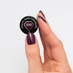 Smalto UV Semilac 030 Cioccolato Fondente 7ml Collezione Allure