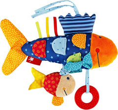 SIGIKID 40104 Pești activi Baby Activity PlayQ Jucărie pentru copii fete și băieți recomandată de la 3 luni multicolor Jucarii Bebe Naty Shop