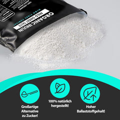 Nature Diet - Bio-Inulina 1 Kg | Aus Agave | Natürliches Präbiotikum Dolcificanti Naty Shop