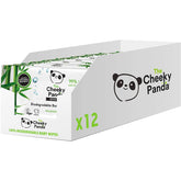 Salviette umidificate in bambù Cheeky Panda Baby | 720 salviette ecologiche | Delicati e morbidi Prodotti essenziali per i neonati