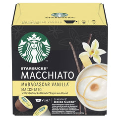 STARBUCKS Probierset, White Cup Variety Pack by Nescafé Dolce Gusto Kaffeekapseln & Vanilla Macchiato by Nescafé Dolce Gusto Kaffeekapseln 6 x 12 (72 Kapseln, 36 Portionen)