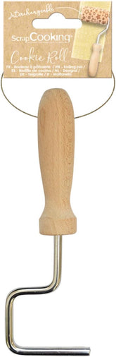 COTTURA DEGLI ROTTAMI - Griff für Mini-Holzwalze – Werkzeug für Dekoration, Kekse, Kekse, Kekse – 5300