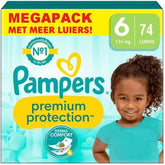 Pannolini Pampers Premium Protection taglia 6, 74, 13 kg+, n. 1 per comfort e protezione per la pelle sensibile