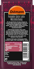 Ostmann Gewürze – Pumpkin Spice Latte Würzmischung, zum Einrühren in Milk mit Kaffee oder Espresso, mit Kürbispulver, 16 g im Beutel (Verpackungsdesign kann abweichen)