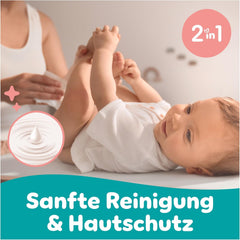 Salviette per neonati Pampers Sensitive, confezione da 15 da 80 salviette, 1200 salviette per neonati, pulizia delicata 2 in 1 e protezione della pelle