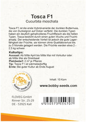 Tosca F1 Kürbissamen Von Bobby-Seeds, Portion
