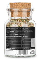 Ankerkraut Eintopf, Linsen, Beans and Gemüse, Gewürz-Mischung, Vielfalt für jeden Gesmack, ohne Gesmackverstärker, lecker schmecker, 90 g in vetro di sughero