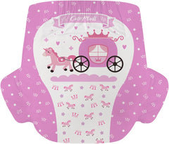 CutiePlusU Pannolini per adulti, 10 pezzi, mutandine per incontinenza usa e getta con lenzuolo per donne e uomini, massima assorbenza durante la notte - Piccola principessa (taglia grande 94-119 cm)