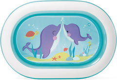 Intex 57482NP - Piscină ovală Whale (sortiment de modele), albastră, 163 cm L x 107 cm l x 46 cm H