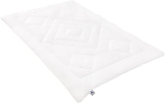 Piumino Irisette Noblesse per tutte le stagioni - Made in Germany - Copripiumino in puro cotone, 135 X 200 Cm, certificato Ã-ko-Tex Trapunte e Trapunte Naty Shop Singolo 135 cm X 200 cm Mono