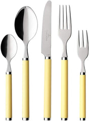 Villeroy And Boch - Play, set tacâmuri Sunny Day, 30 buc, pentru 6 persoane, mânere din oțel inoxidabil/plastic în galben Bucatarie Naty Shop