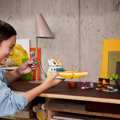 LEGO Sonic the Hedgehog Tails™ Adventure Boat, jucărie interactivă cu personaje de jocuri video și schiuri de apă, cadou pentru băieți, fete și gameri de la 8 ani 76997 Seturi de constructie Besuche den LEGO-Store