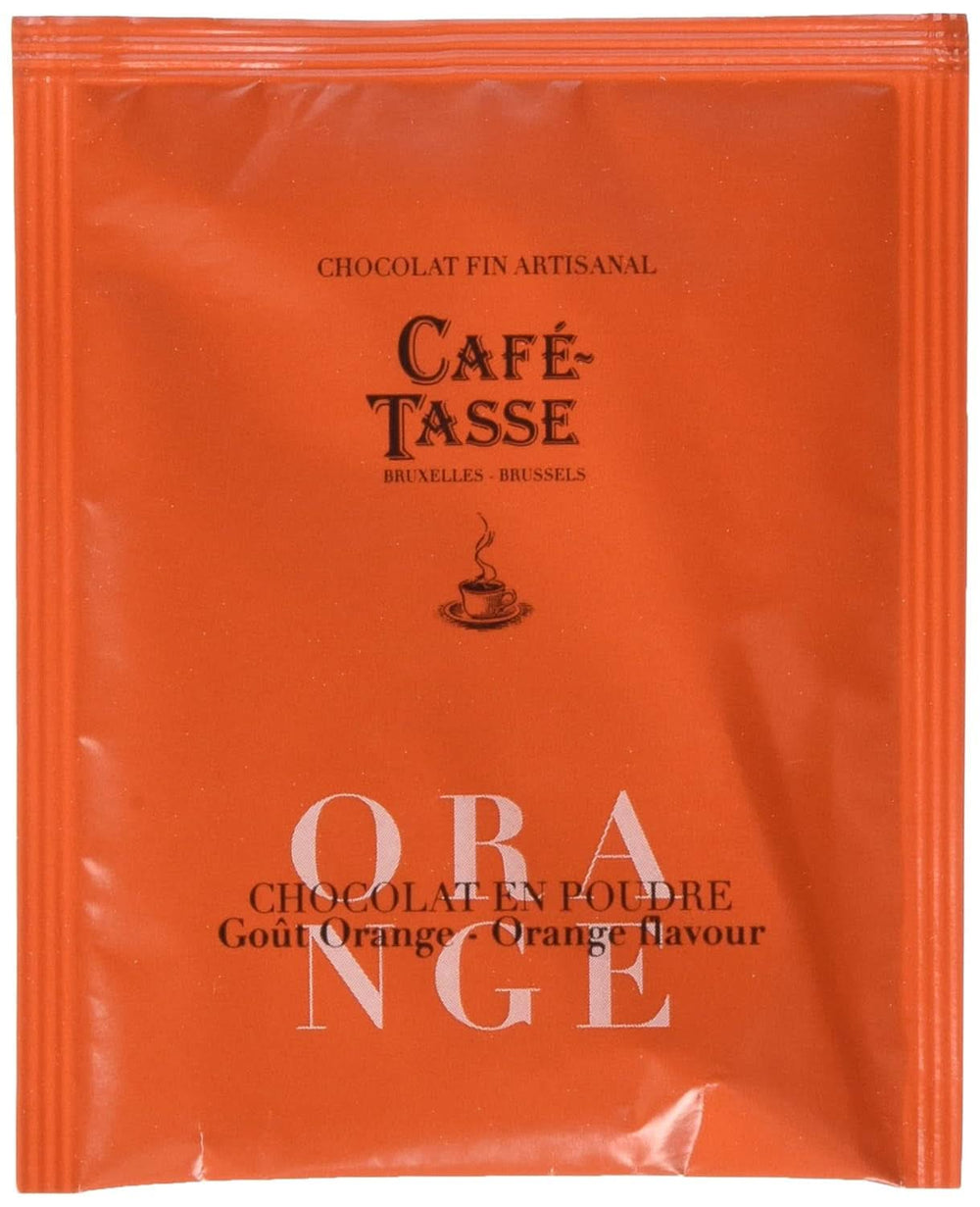 Ciocolată de băut cu aromă de portocale Café Tasse 20 pliculețe, 1 pachet (1 X 400 G) Cacao si Ciocolata Calda Naty Shop