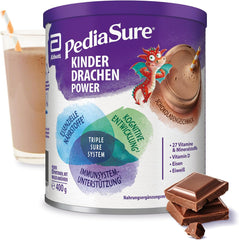 Pediasure Kids Dragon Power Cioccolato 400g | Frullato delizioso come integratore alimentare per bambini a partire da 1 anno | Con 27 vitamine e minerali, proteine e complesso triplesure | L'imballaggio può variare