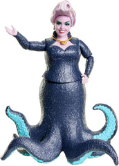Mattel DISNEY Ariel, Sirena - Ursula con tentacoli, collana staccabile e acconciatura color lavanda per un divertimento infinito dal parrucchiere, adatta a bambini dai 3 anni in su, bambole HLX12 Naty Shop