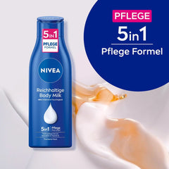 NIVEA Latte Ricco Corpo, 250 ml Cosmetica e Bellezza Naty Shop