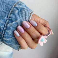 Smalto UV Semilac Hybrid 240 Icy Waterfall 7ml, collezione Seaqueen