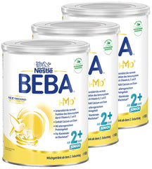 BEBA Junior 2+ bevanda a base di latte a partire da 2 anni, Con HMO, Contenuto proteico adatto all'età, Solo lattosio, Senza olio di palma, Senza olio di pesce, Alimenti per bambini, Latte in polvere per bambini, Confezione da 3 (3 x 800 g)