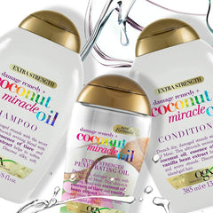 OGX Coconut Miracle Oil Conditioner, balsamo idratante per la cura dei capelli con olio di cocco, 385 ml OGX Hair Care