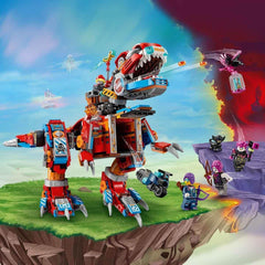 LEGO Dreamzzz 2-in-1 Coopers Dino-Mech C-Rex Giocattolo Pterodattilo T.Rex Action Figure per ragazzi e ragazze Set di avventure giocattolo creativo Regalo per bambini 9 anni 71484 Set da costruzione Beuche den LEGO-Store