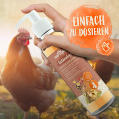 Ida Plus - GoldenEgg 200 ml - ridotto Brucheier & Federfressen - supportato Federwachstum & Federkleid - Wichtige Mineralien & Vitamine für Hühner - Beste Eierqualität bei Ihrer Hühnerhaltung