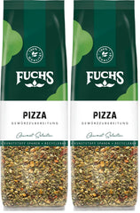 Fuchs Gewürze - Pizza Gewürzzubereitung in riciclabile Nachfüllbeutel, Gewürzmischung mit Italianen Kräutern, ideale per bruschette - 30 g